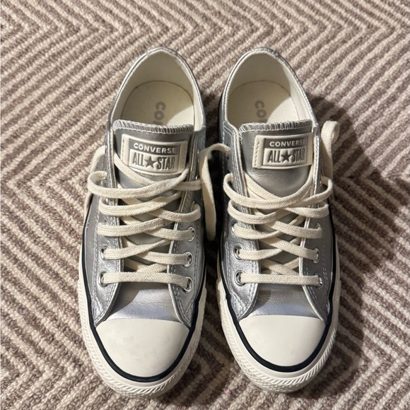 Women's Chuck Taylor All Star Dainty Lucky Metallic Sneakers - Picture 7 of 11